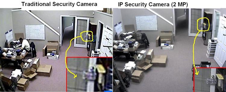 Traditional 700TVL Analogue Fortitude Valley Security Cameras vs 2MP Digital IP Fortitude Valley Security Cameras